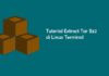Tutorial Extract (Unzip) Tar Bz2 di Linux Terminal