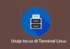 Extract Unzip File tar.xz di Baris Perintah Linux
